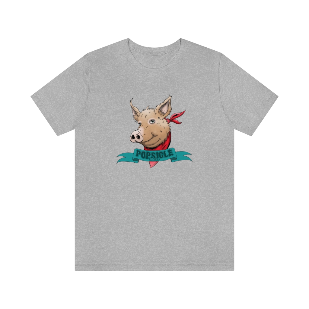 Popsicle the Pig Unisex Jersey Short Sleeve Tee - Image 17