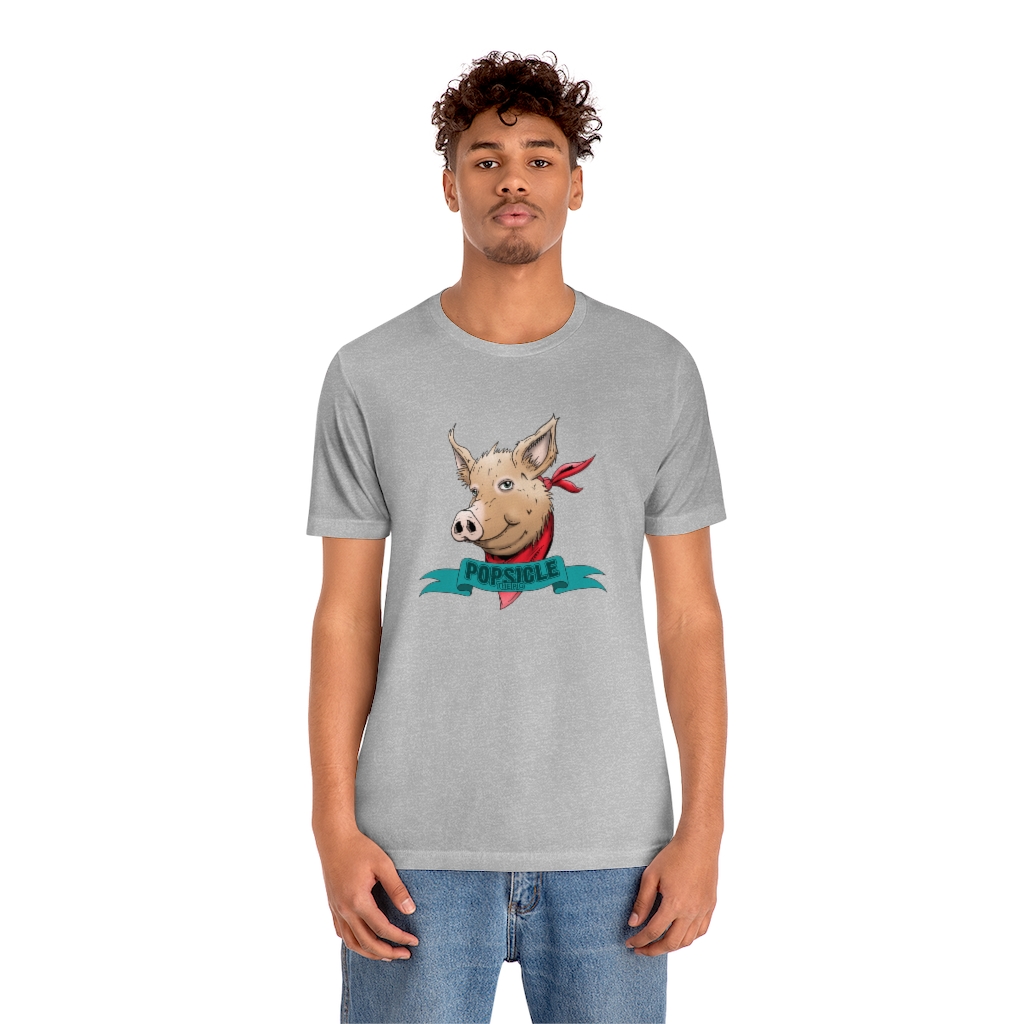 Popsicle the Pig Unisex Jersey Short Sleeve Tee - Image 20