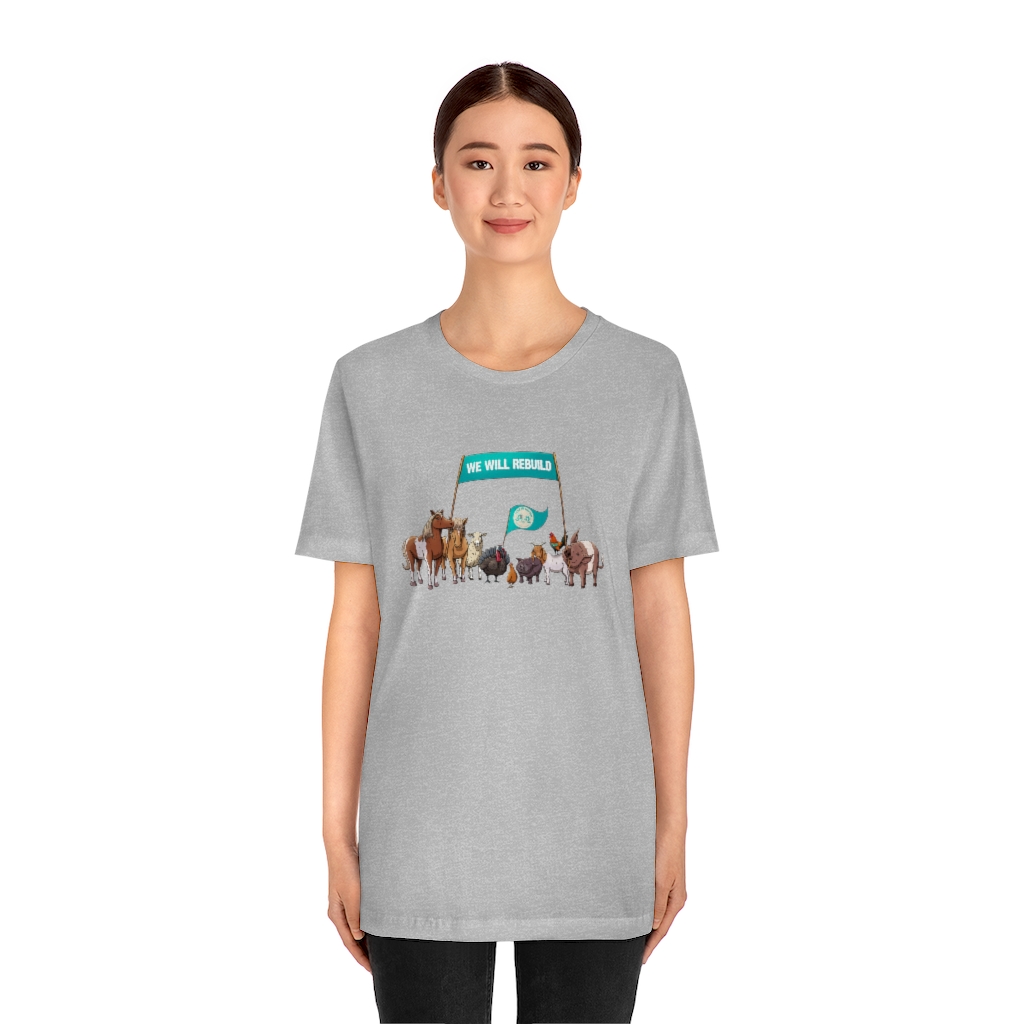 We Will Rebuild - Unisex Jersey Short Sleeve Tee - Image 23