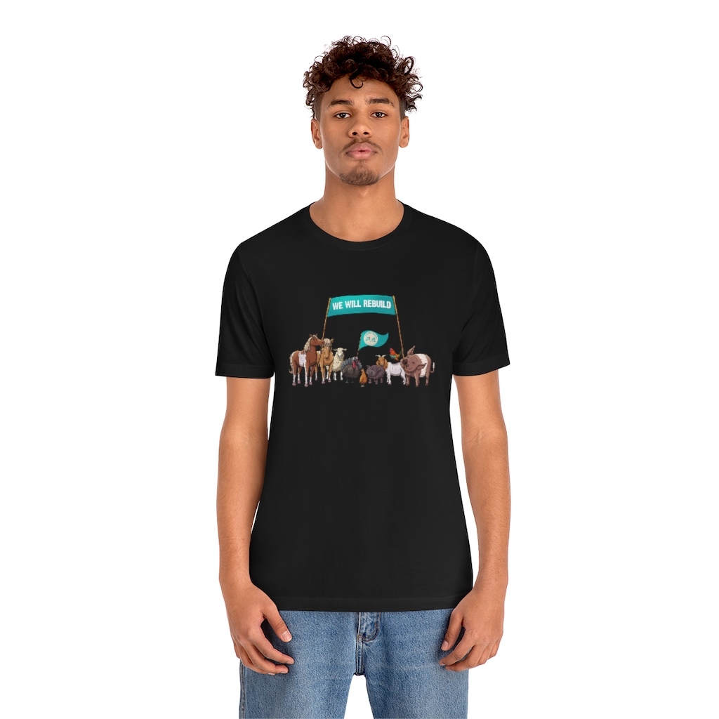 We Will Rebuild - Unisex Jersey Short Sleeve Tee - Image 12