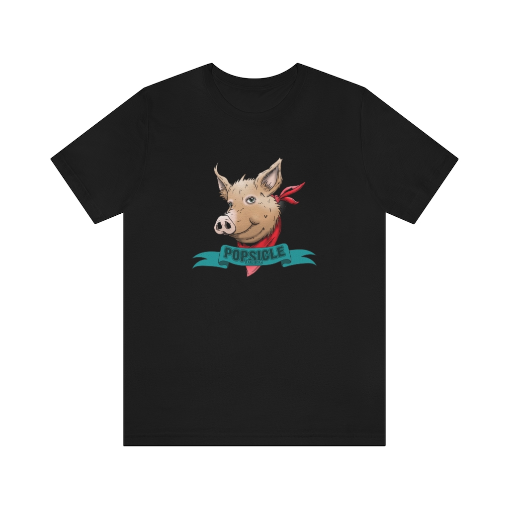 Popsicle the Pig Unisex Jersey Short Sleeve Tee - Image 9