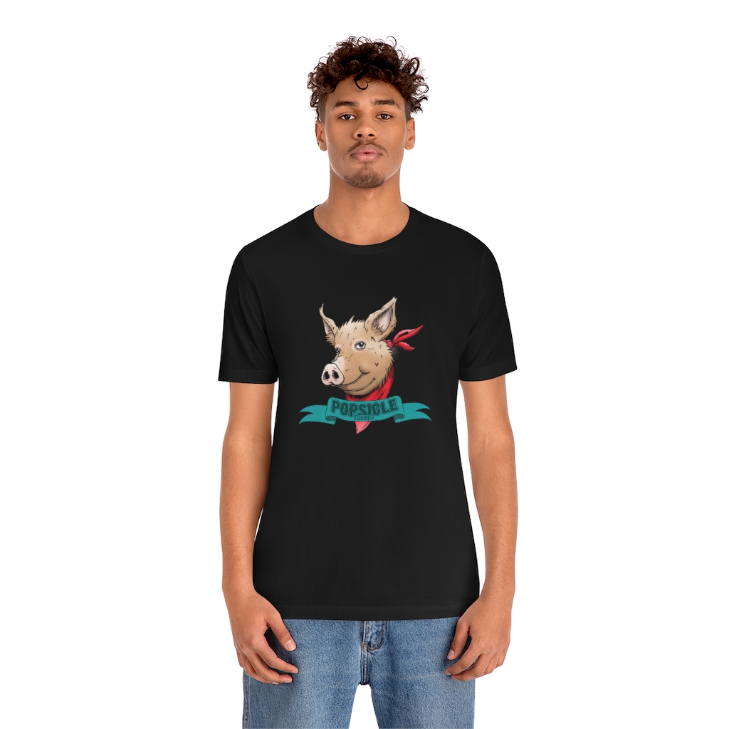Popsicle the Pig Unisex Jersey Short Sleeve Tee - Image 12