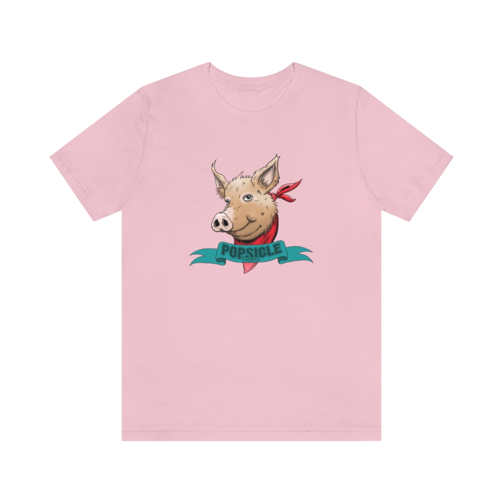 Popsicle the Pig Unisex Jersey Short Sleeve Tee - Image 25