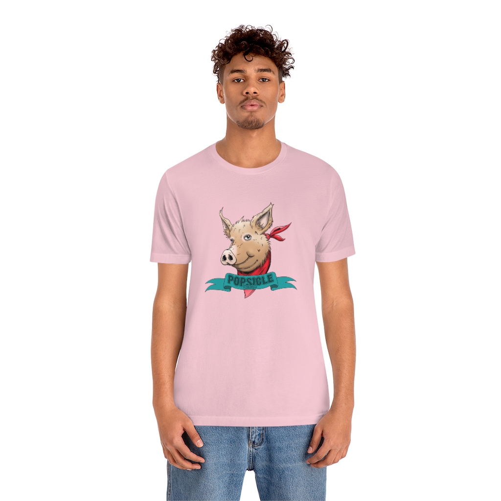 Popsicle the Pig Unisex Jersey Short Sleeve Tee - Image 28