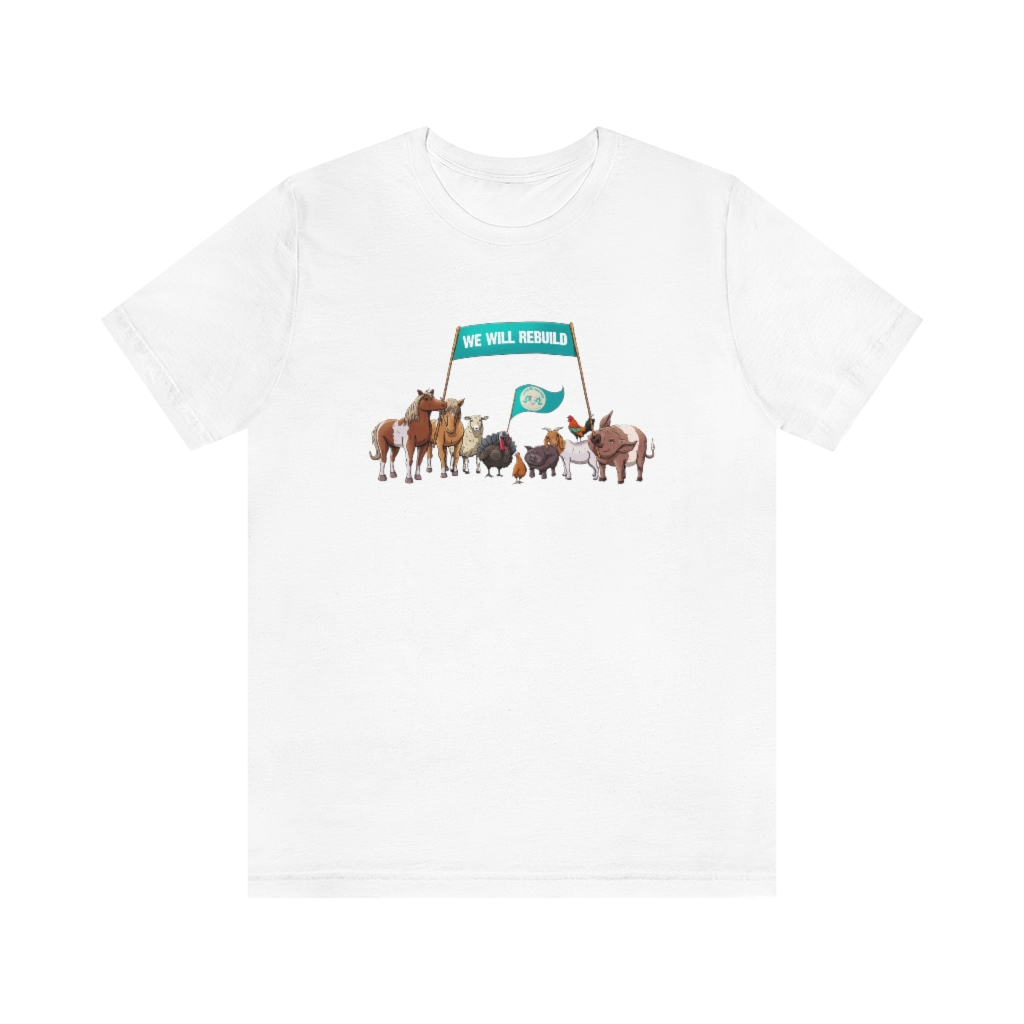 We Will Rebuild - Unisex Jersey Short Sleeve Tee - Image 5