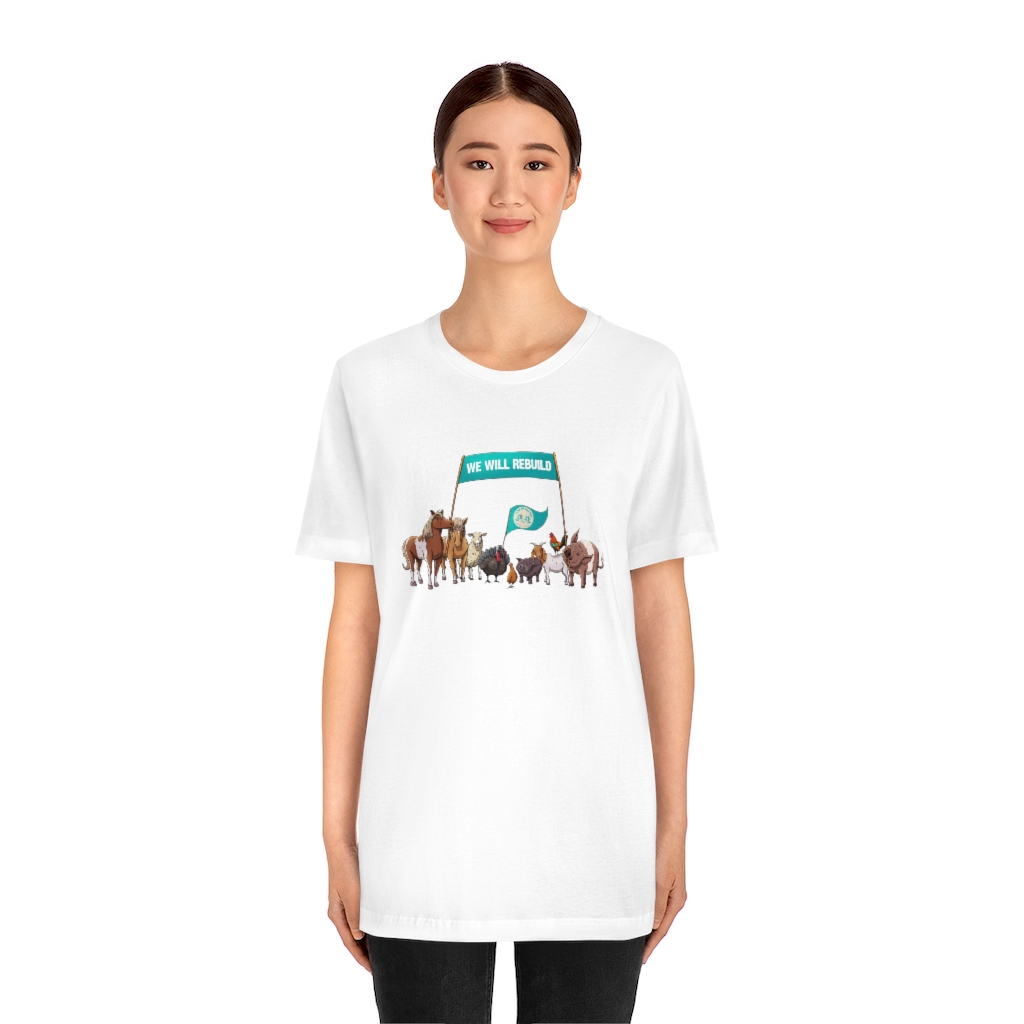 We Will Rebuild - Unisex Jersey Short Sleeve Tee - Image 7