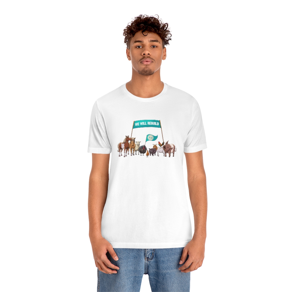 We Will Rebuild - Unisex Jersey Short Sleeve Tee - Image 8