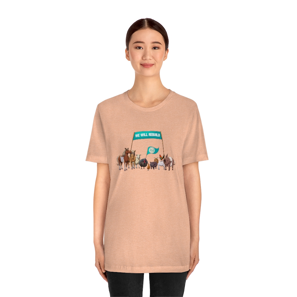 We Will Rebuild - Unisex Jersey Short Sleeve Tee - Image 15