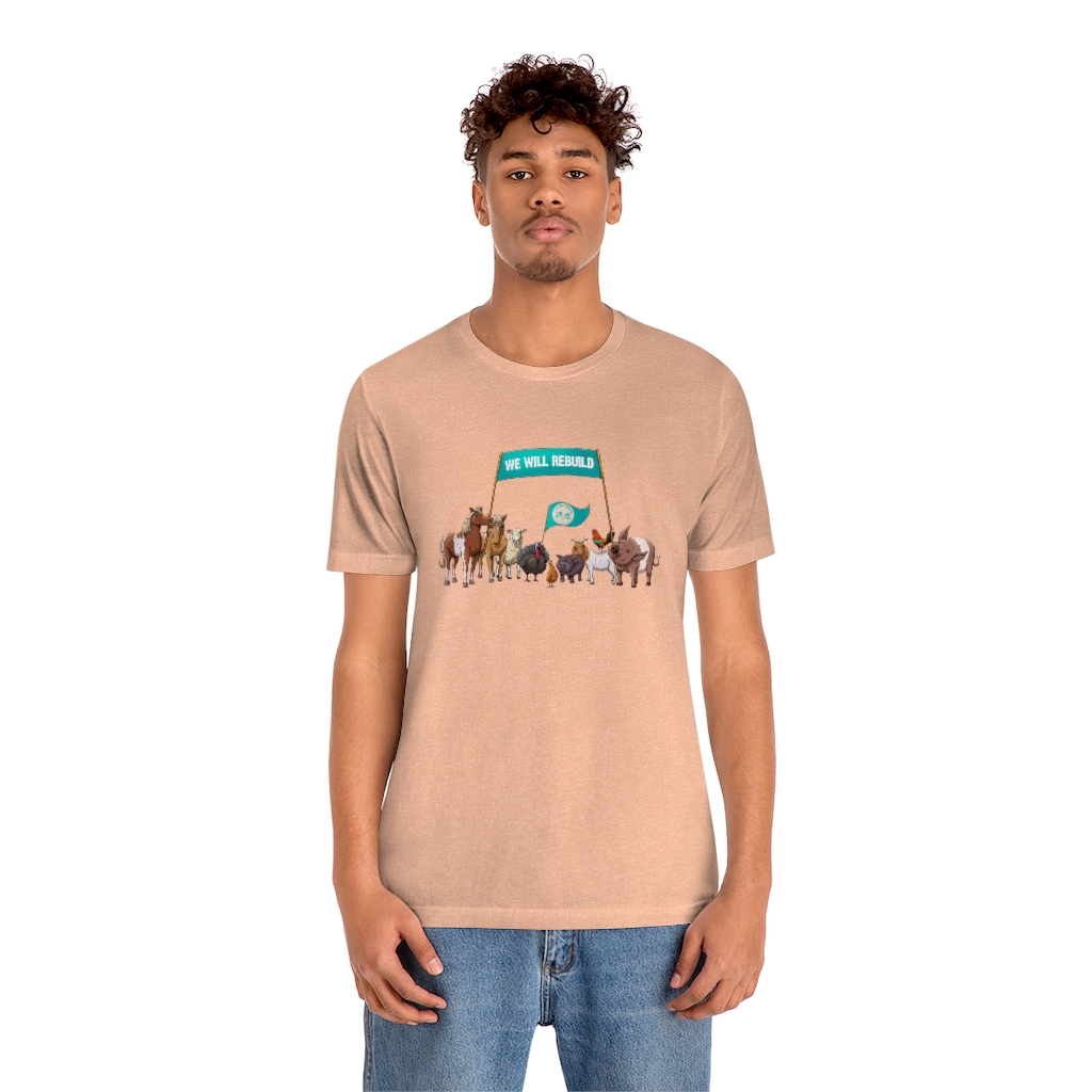 We Will Rebuild - Unisex Jersey Short Sleeve Tee - Image 16