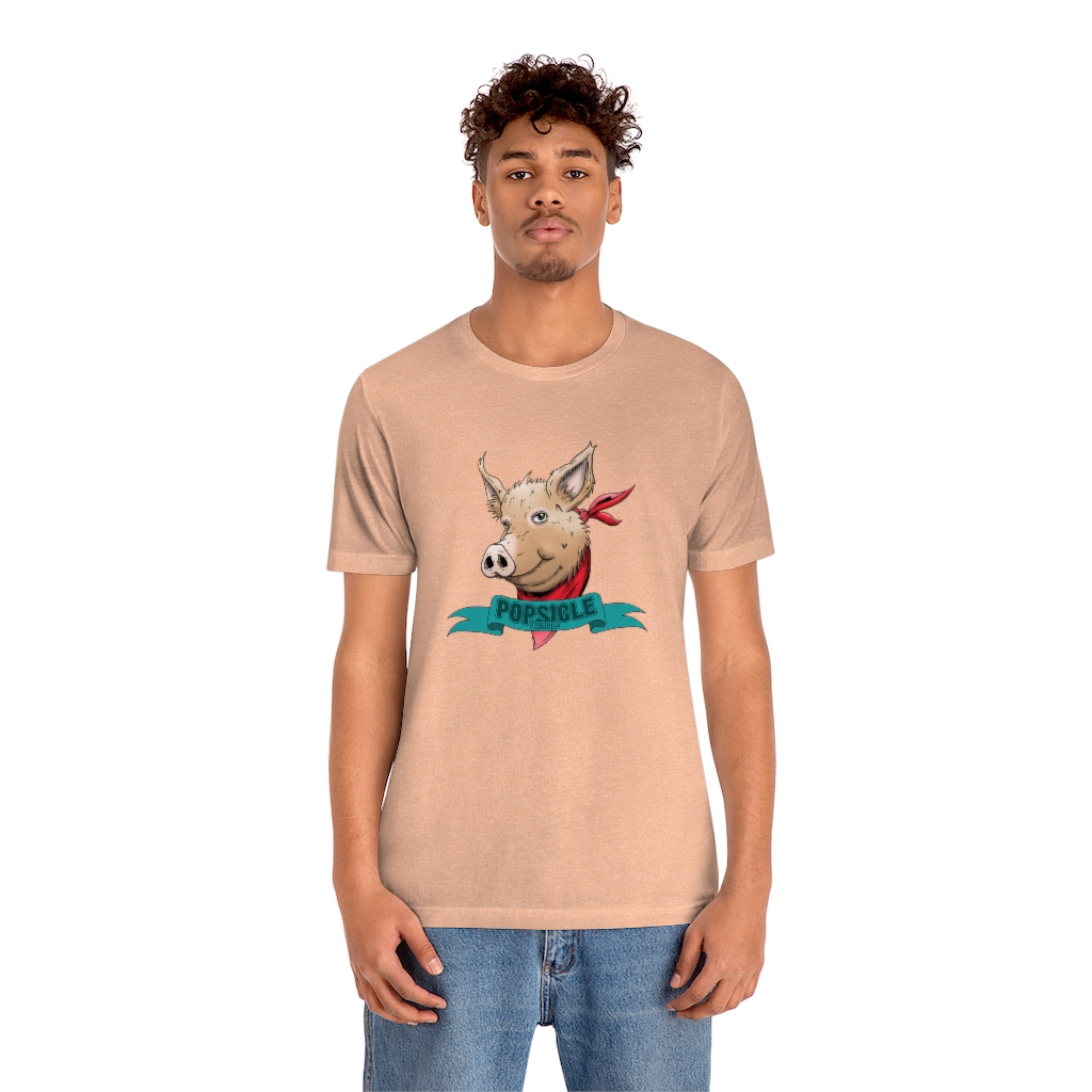 Popsicle the Pig Unisex Jersey Short Sleeve Tee - Image 16