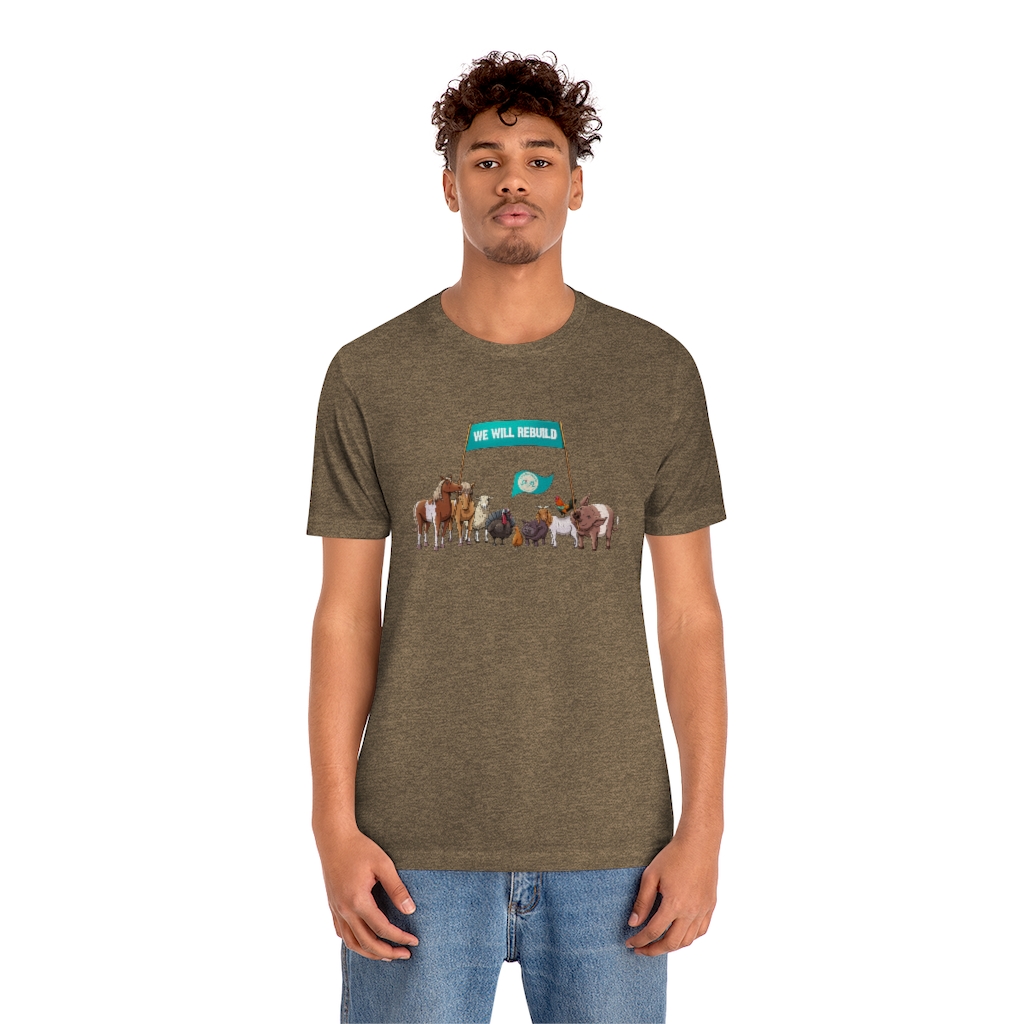 We Will Rebuild - Unisex Jersey Short Sleeve Tee - Image 20
