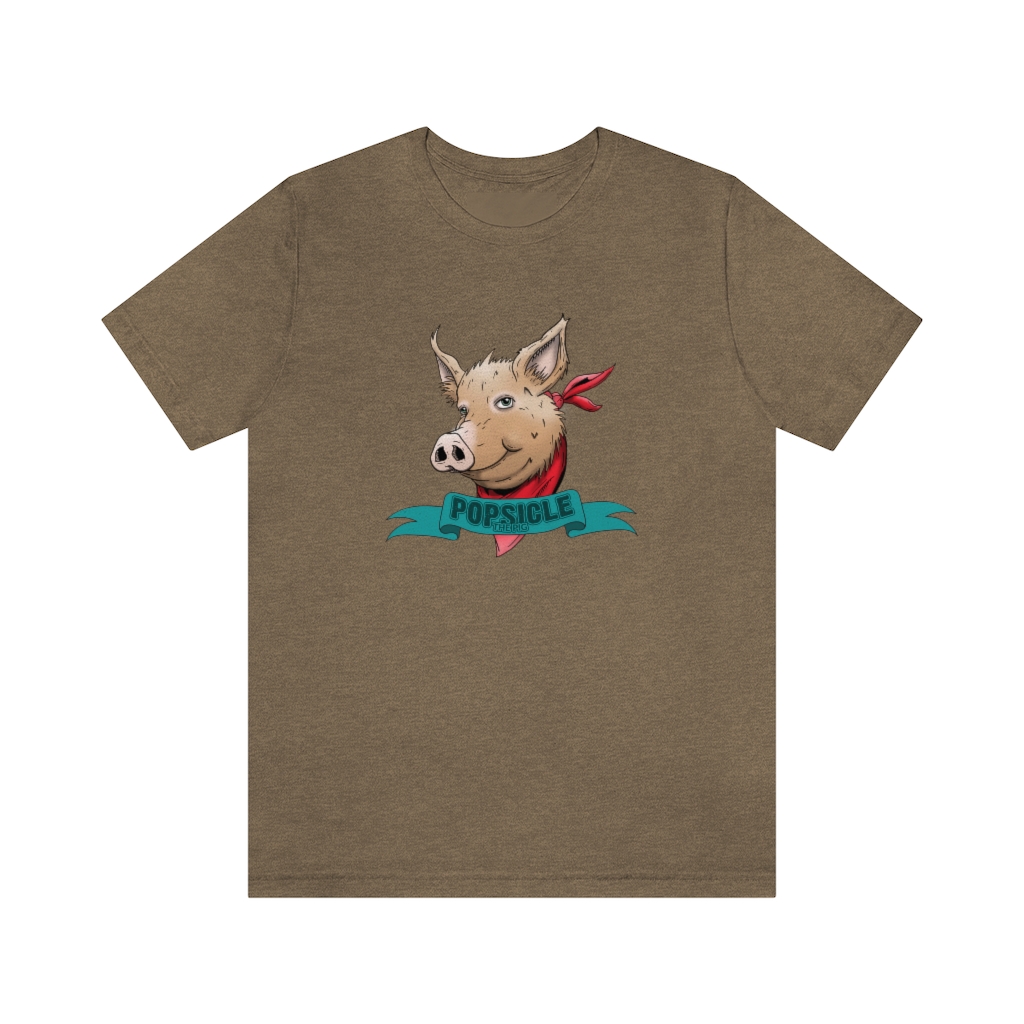Popsicle the Pig Unisex Jersey Short Sleeve Tee