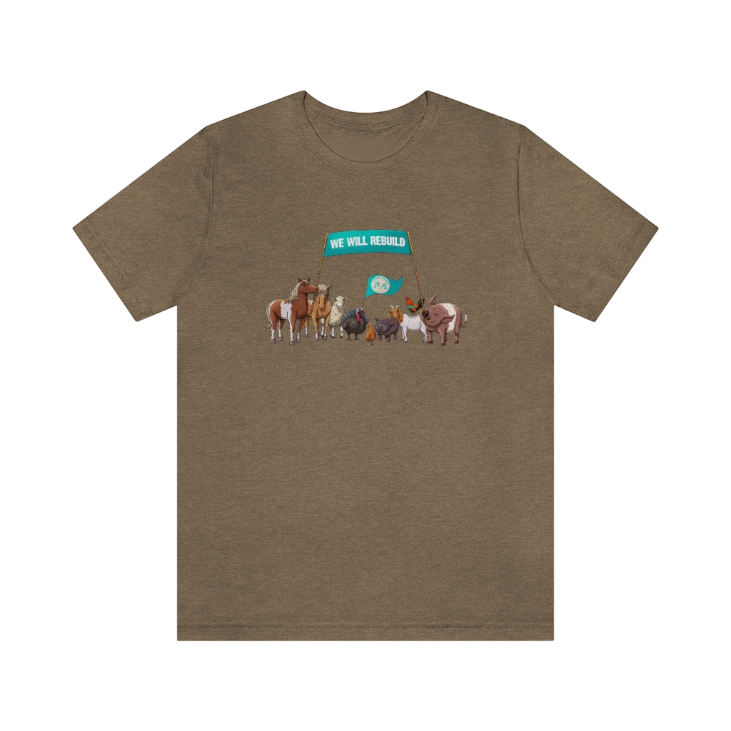 We Will Rebuild - Unisex Jersey Short Sleeve Tee - Image 17