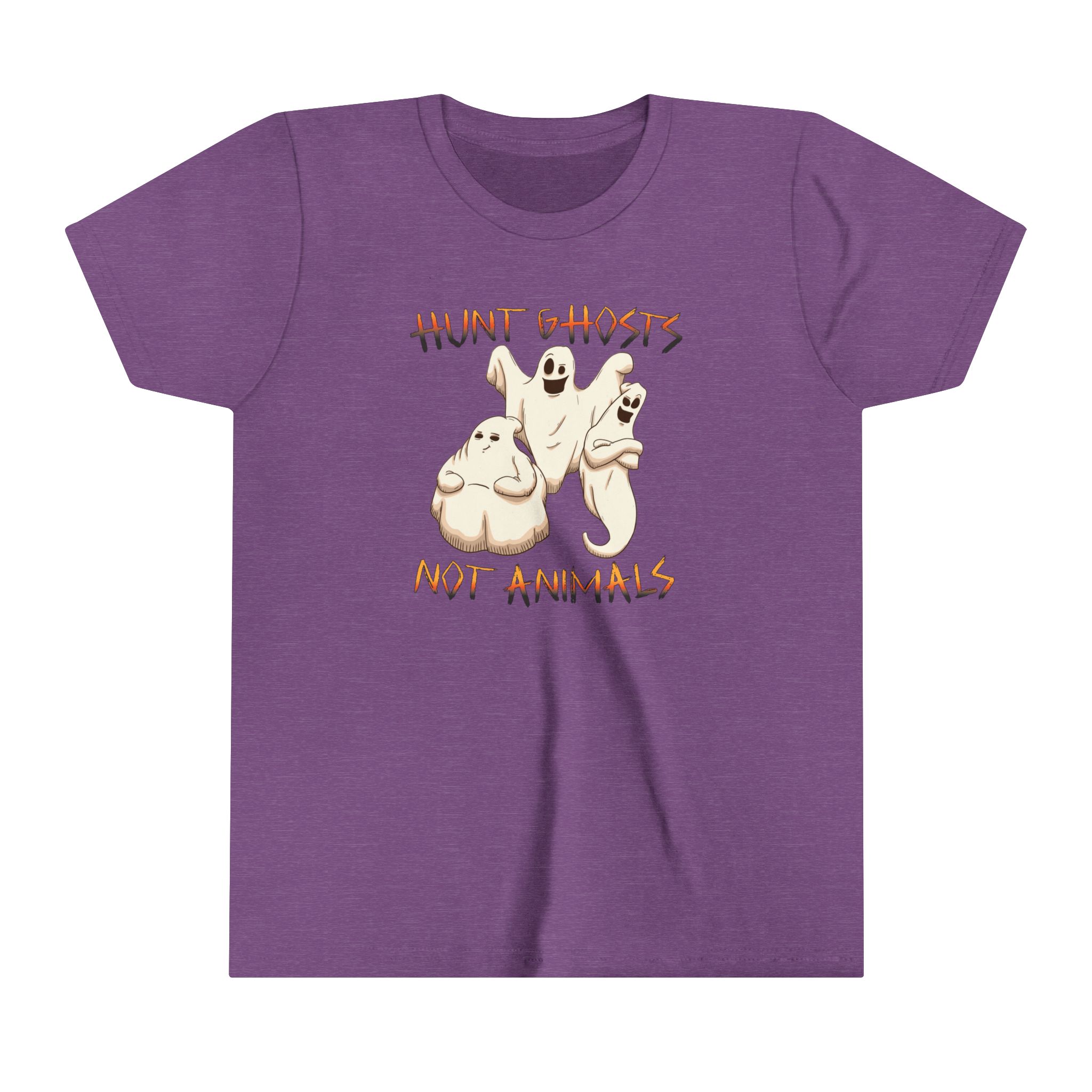 Hunt Ghosts Not Animals - Youth Short Sleeve Tee - Image 15