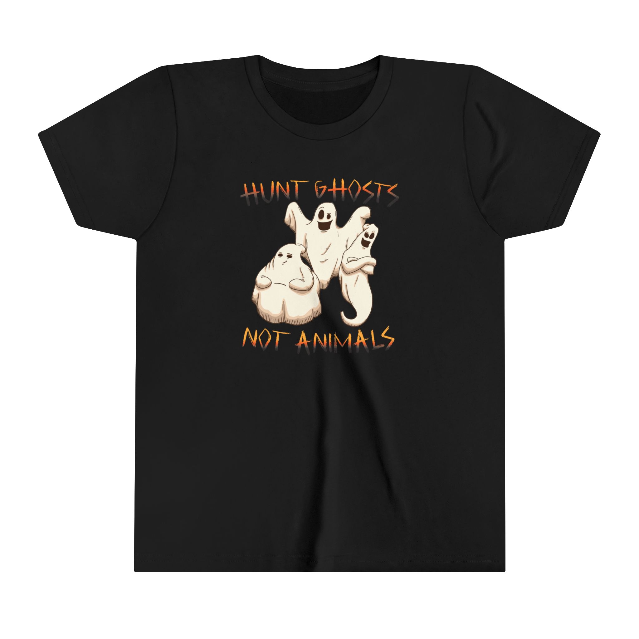 Hunt Ghosts Not Animals - Youth Short Sleeve Tee