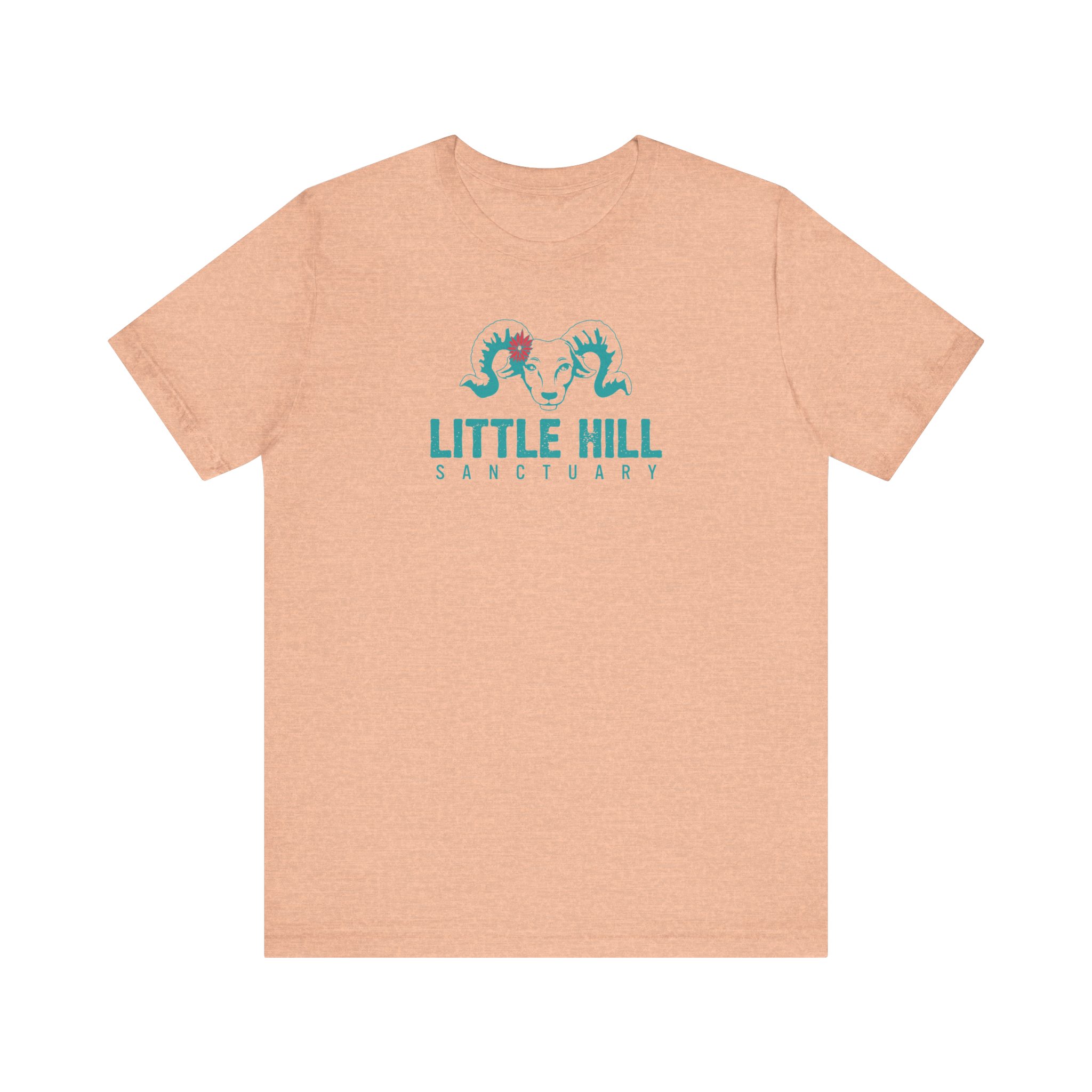 Little Hill Sanctuary Color Logo - Unisex Jersey Short Sleeve Tee - Image 9
