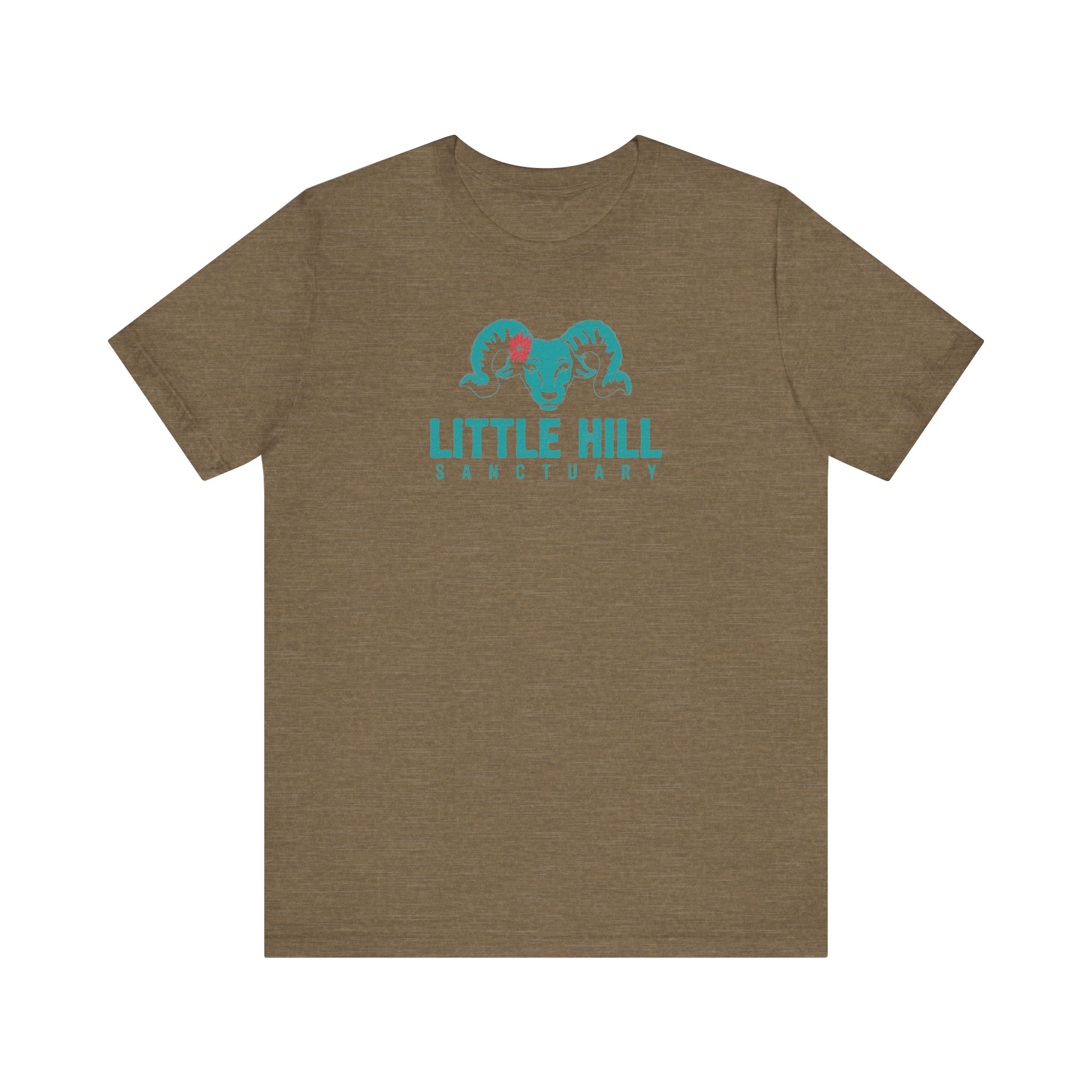 Little Hill Sanctuary Color Logo - Unisex Jersey Short Sleeve Tee - Image 13