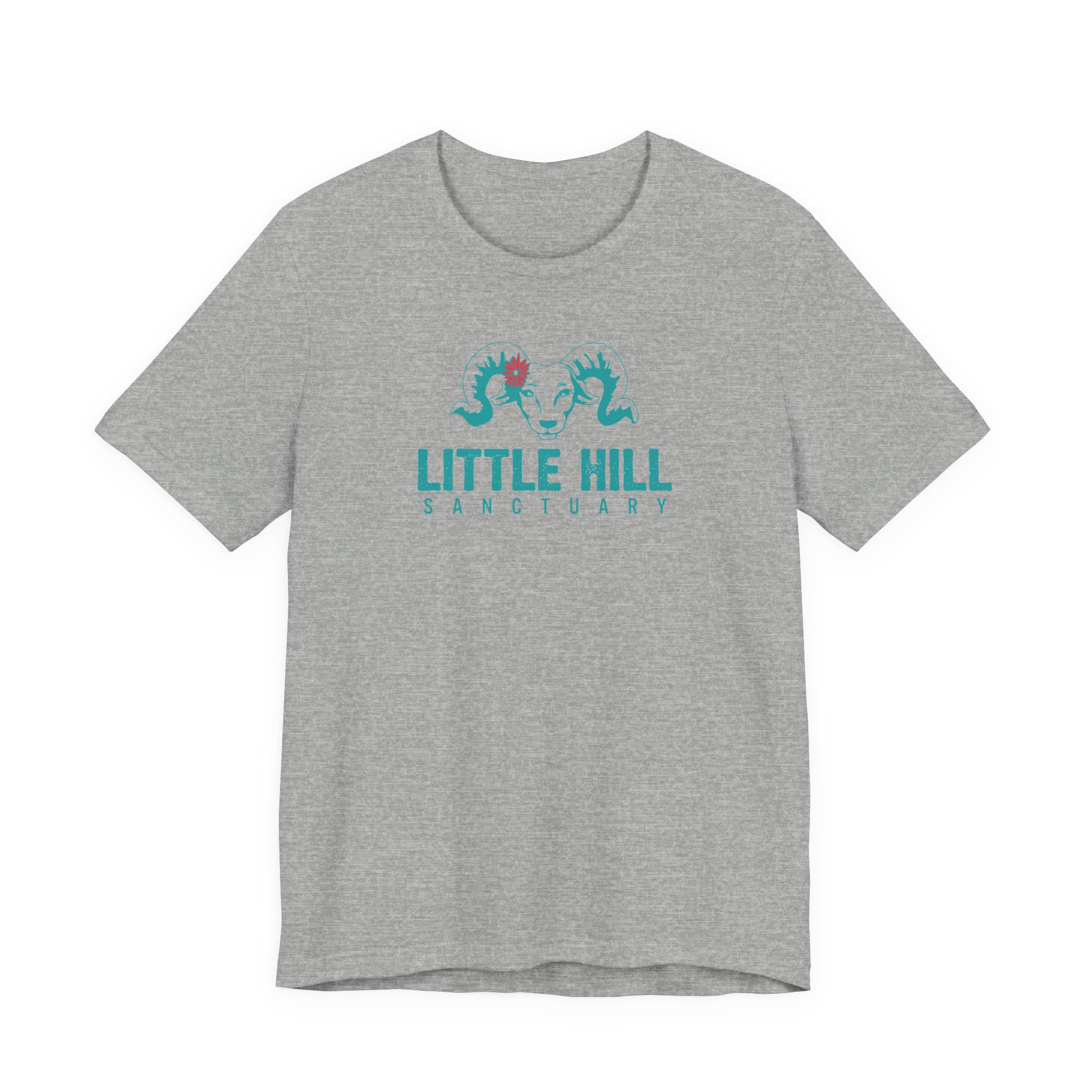 Little Hill Sanctuary Color Logo - Unisex Jersey Short Sleeve Tee - Image 19