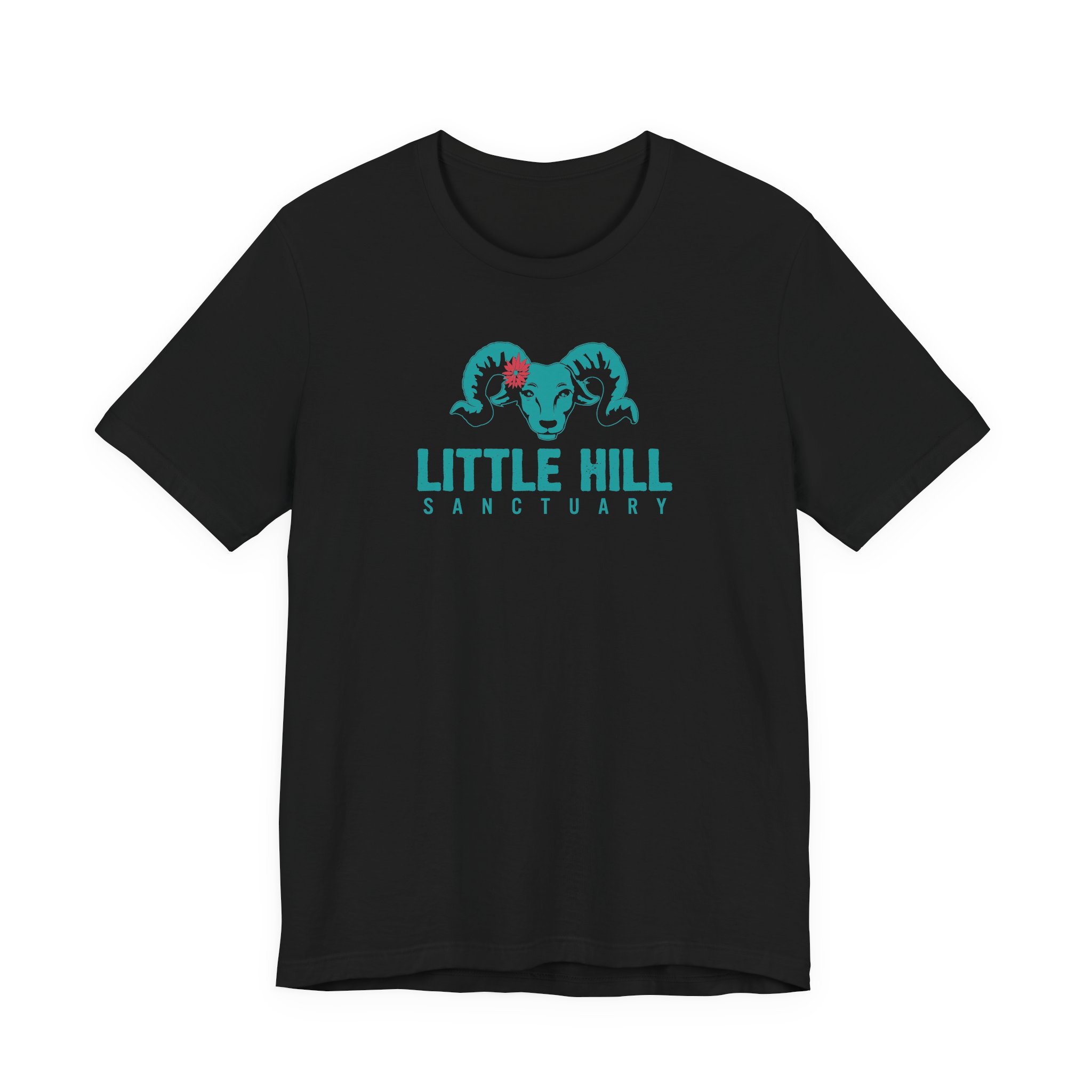 Little Hill Sanctuary Color Logo - Unisex Jersey Short Sleeve Tee - Image 3