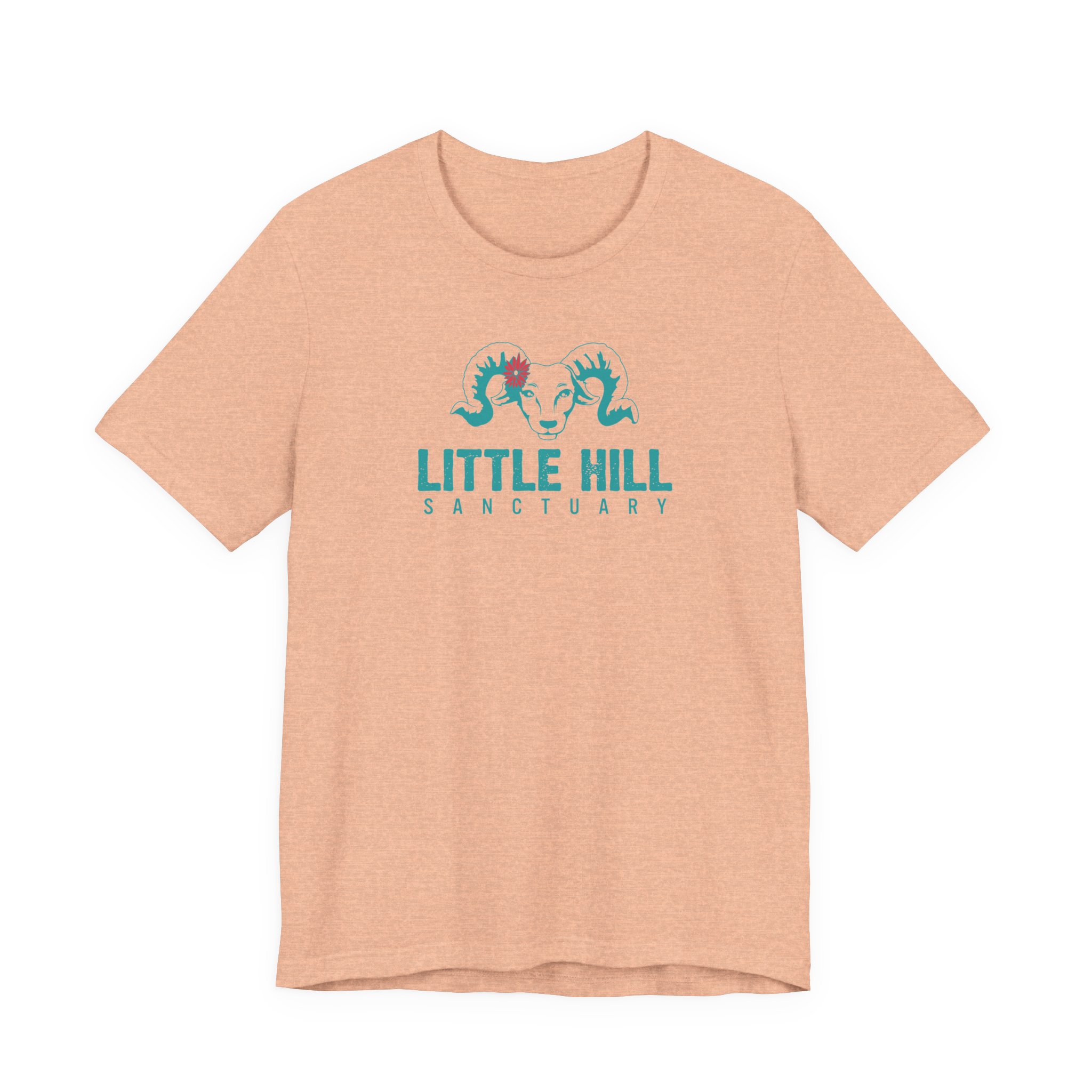 Little Hill Sanctuary Color Logo - Unisex Jersey Short Sleeve Tee - Image 11