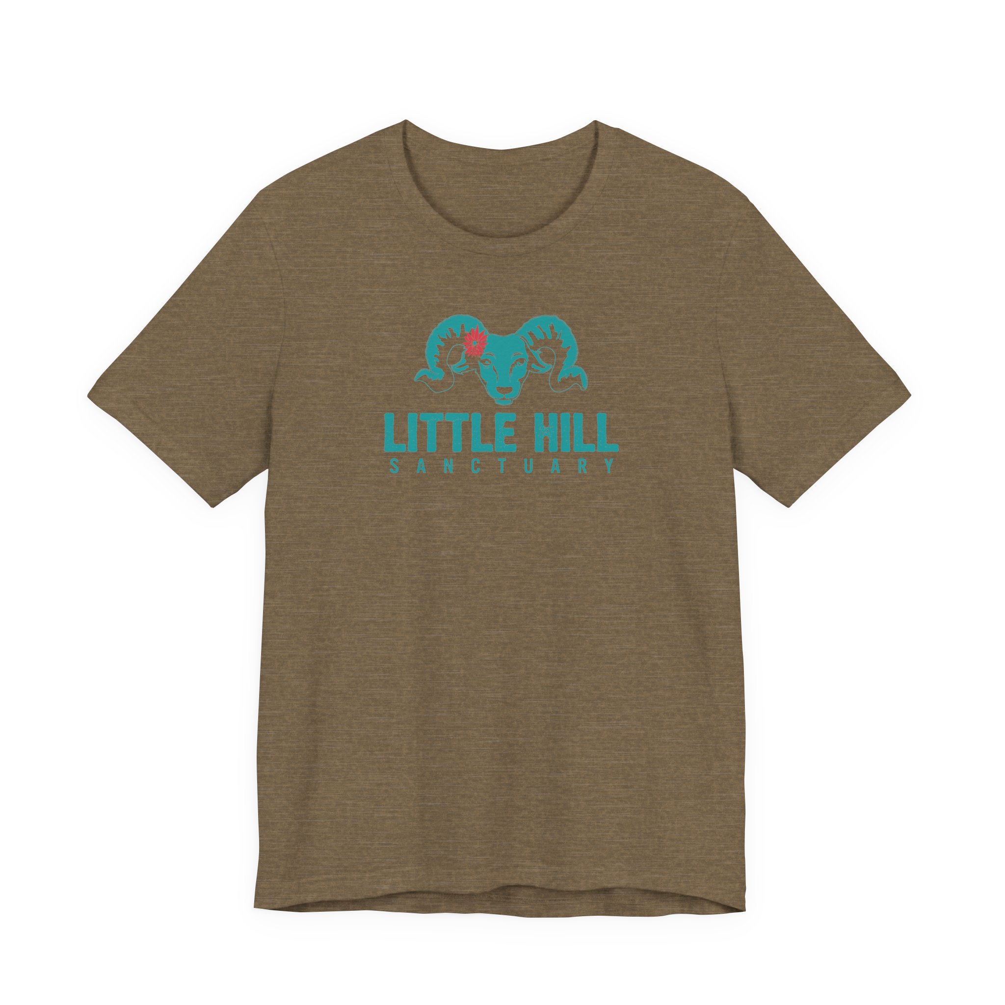 Little Hill Sanctuary Color Logo - Unisex Jersey Short Sleeve Tee - Image 15